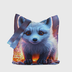 Сумка-шоппер Песец в искрах