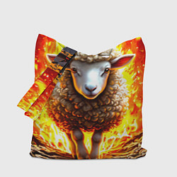 Сумка-шоппер Овечка в огне