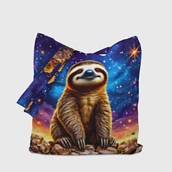 Сумка-шоппер Ленивец и звездное небо