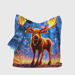 Сумка-шоппер Лосенок в лесу