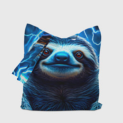 Сумка-шоппер Ленивец в разрядах молний