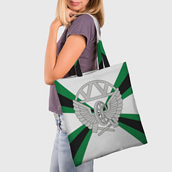 Сумка-шопер Железнодорожные войска, цвет: 3D-принт — фото 2