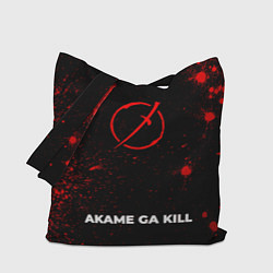 Сумка-шоппер Akame ga Kill - red gradient по-центру