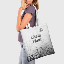 Сумка-шопер Linkin Park 2024 - white gradient посередине, цвет: 3D-принт — фото 2