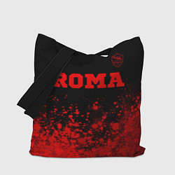 Сумка-шопер Roma - red gradient посередине, цвет: 3D-принт