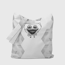 Сумка-шопер Poppy Playtime white poly, цвет: 3D-принт