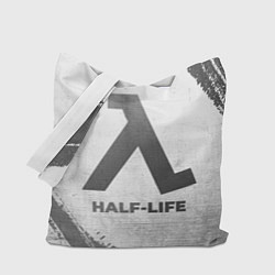 Сумка-шоппер Half-Life - white gradient