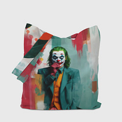 Сумка-шоппер Джокер и стены в краске