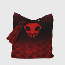 Сумка-шоппер Bleach red poly