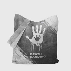 Сумка-шопер Death Stranding - grey gradient, цвет: 3D-принт