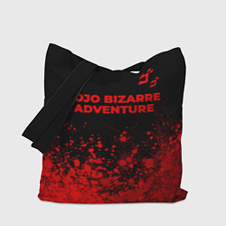 Сумка-шопер JoJo Bizarre Adventure - red gradient посередине, цвет: 3D-принт