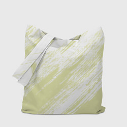 Сумка-шопер The color is white and yellow, цвет: 3D-принт
