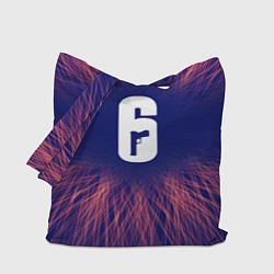 Сумка-шоппер Rainbow Six red energy