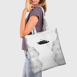 Сумка-шопер Papa Roach white poly, цвет: 3D-принт — фото 2