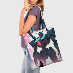 Сумка-шопер Аниме и роботы, цвет: 3D-принт — фото 2