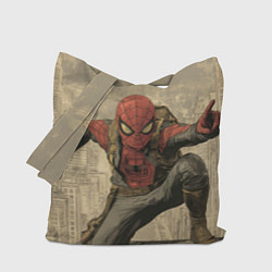 Сумка-шоппер Человек-паук готов спасать мир