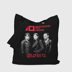 Сумка-шопер 30 Seconds to Mars poster, цвет: 3D-принт