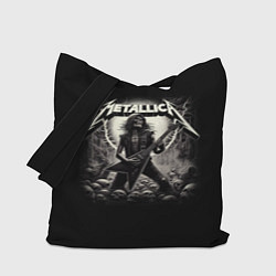 Сумка-шопер Metallica - guitar solo, цвет: 3D-принт