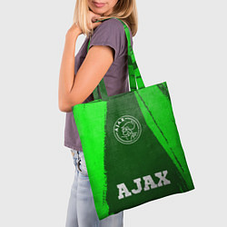 Сумка-шопер Ajax - green gradient по-центру, цвет: 3D-принт — фото 2