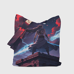 Сумка-шопер Эпичное аниме, цвет: 3D-принт