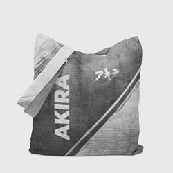 Сумка-шопер Akira - grey gradient вертикально, цвет: 3D-принт