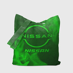 Сумка-шоппер Nissan - green gradient