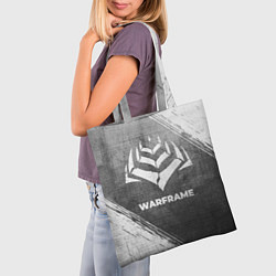 Сумка-шопер Warframe - grey gradient, цвет: 3D-принт — фото 2