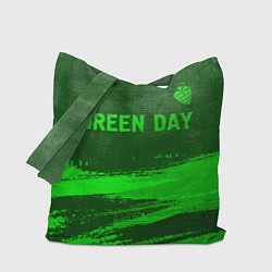 Сумка-шоппер Green Day - green gradient посередине