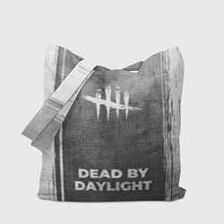 Сумка-шоппер Dead by Daylight - grey gradient по-центру