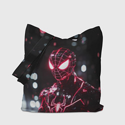 Сумка-шоппер Человек-паук в красно-черном костюме