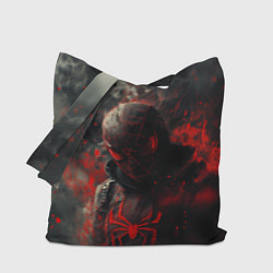 Сумка-шопер Black Spider-man, цвет: 3D-принт