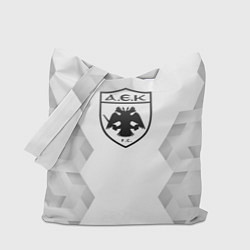 Сумка-шоппер AEK Athens white poly