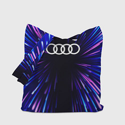 Сумка-шопер Audi neon energy, цвет: 3D-принт