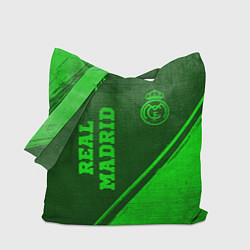 Сумка-шоппер Real Madrid - green gradient вертикально