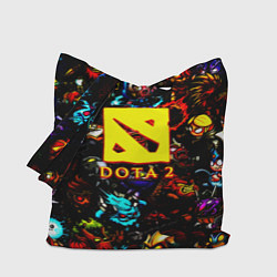 Сумка-шопер Dota2 персонажи, цвет: 3D-принт