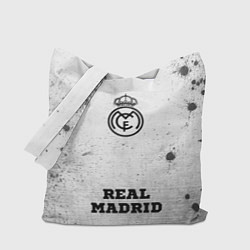 Сумка-шоппер Real Madrid - white gradient по-центру