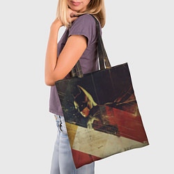 Сумка-шопер Бэтмен ретро стиль, цвет: 3D-принт — фото 2