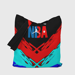 Сумка-шопер NBA краски геометрия, цвет: 3D-принт
