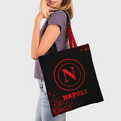 Сумка-шопер Napoli - red gradient, цвет: 3D-принт — фото 2