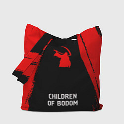 Сумка-шопер Children of Bodom - red gradient по-центру, цвет: 3D-принт