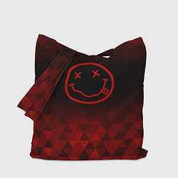 Сумка-шоппер Nirvana red poly