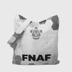 Сумка-шоппер FNAF - white gradient по-центру