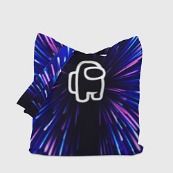 Сумка-шопер Among Us neon energy, цвет: 3D-принт