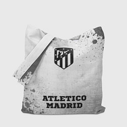 Сумка-шоппер Atletico Madrid - white gradient по-центру