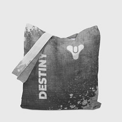 Сумка-шопер Destiny - grey gradient вертикально, цвет: 3D-принт