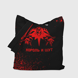 Сумка-шоппер Король и Шут - red gradient