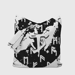 Сумка-шопер Doom символы краски, цвет: 3D-принт