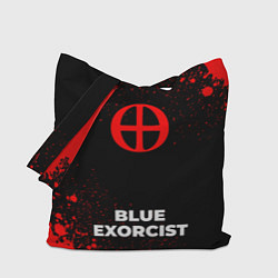 Сумка-шоппер Blue Exorcist - red gradient по-центру