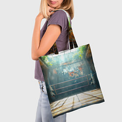 Сумка-шопер Ринг под открытым небом, цвет: 3D-принт — фото 2