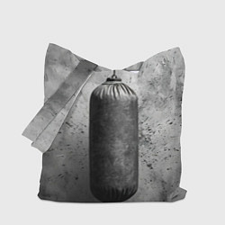 Сумка-шопер Серая боксерская груша, цвет: 3D-принт